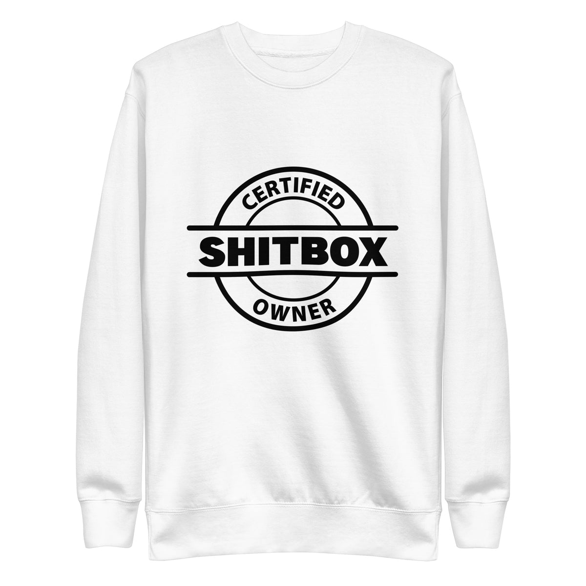 White Sweater Shitbox Signature