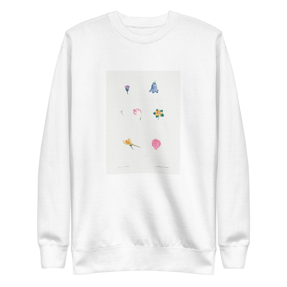 White Sweater Flower Set Redoute 1759 II Signature
