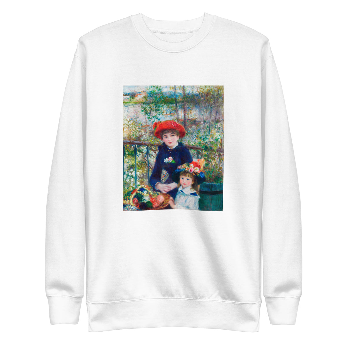 White Sweater Two Sisters On The Terrace Signature