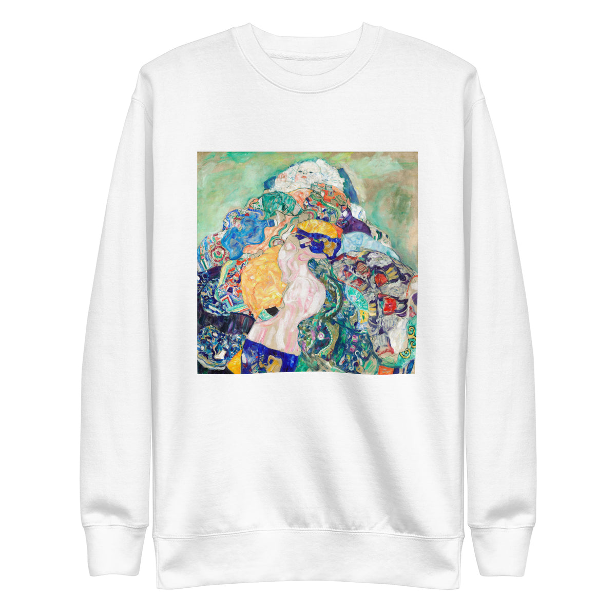 White Sweater Baby Cradle Signature