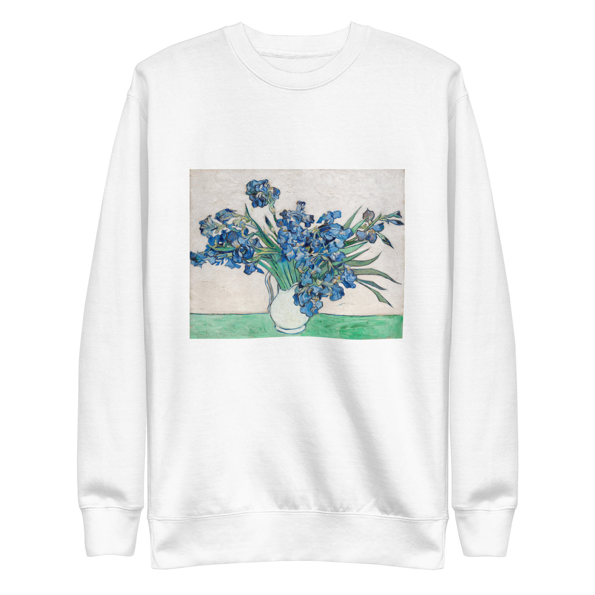 White Sweater Vincent Van Gogh S Irises Signature