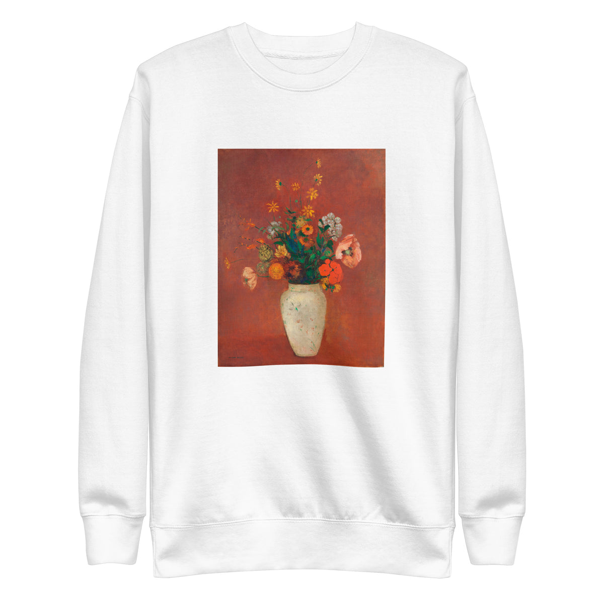 White Sweater Bouquet In A Chinese Vase 1912 1914 Signature