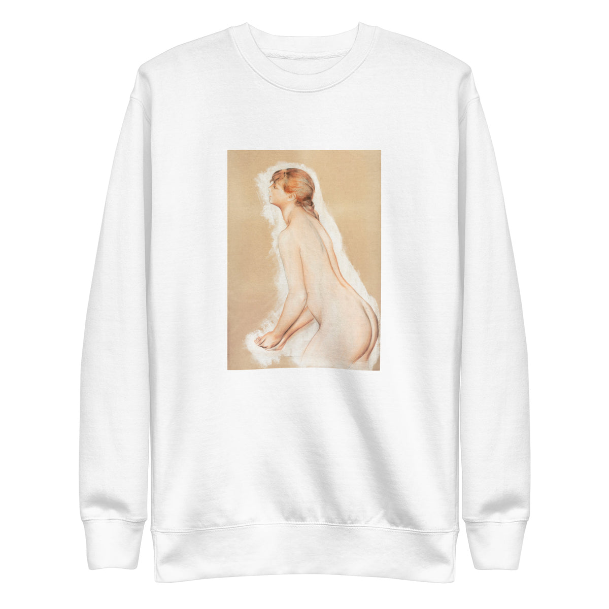 White Sweater Splashing Figure Study For The Large Bathers Signature