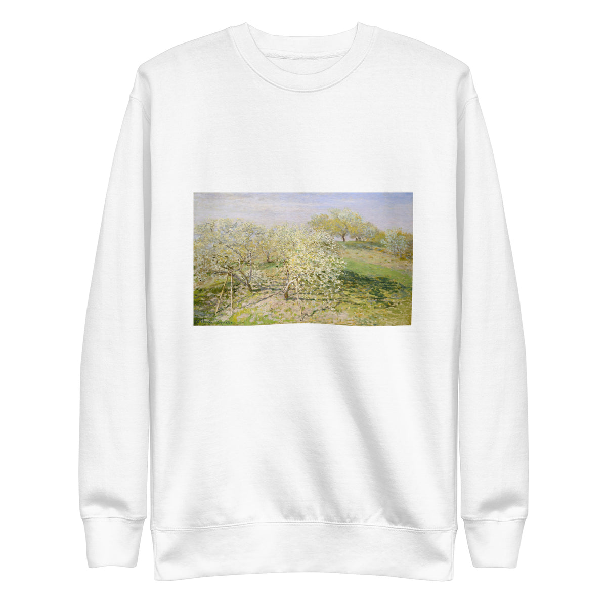White Sweater Spring Fruit Trees In Bloom Signature