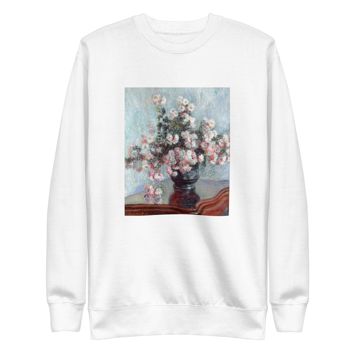 White Sweater Chrysanthemums Signature