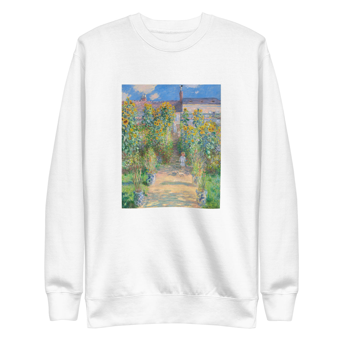 White Sweater The Artist S Garden At Vetheuil Signature