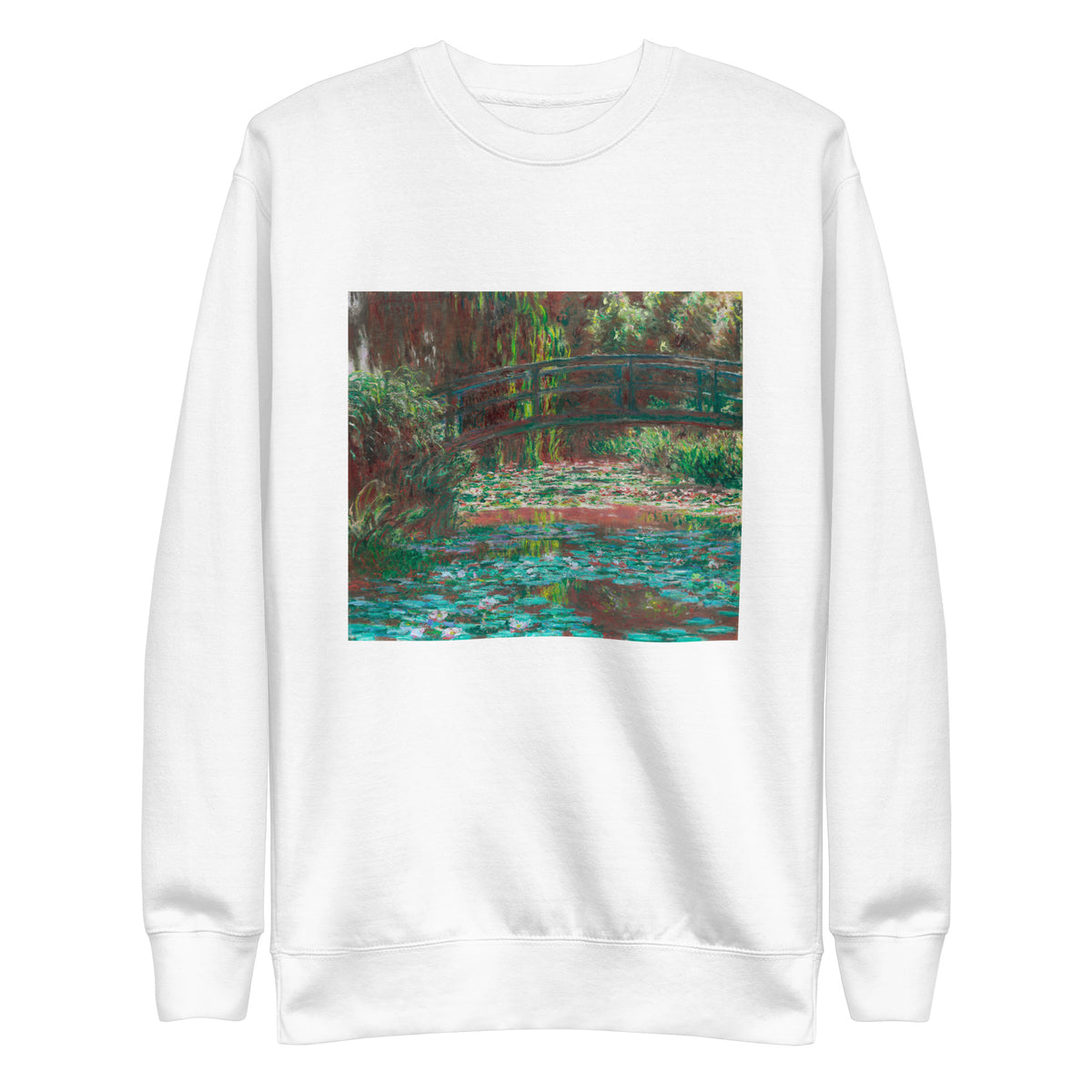 White Sweater Water Lily Pond Signature