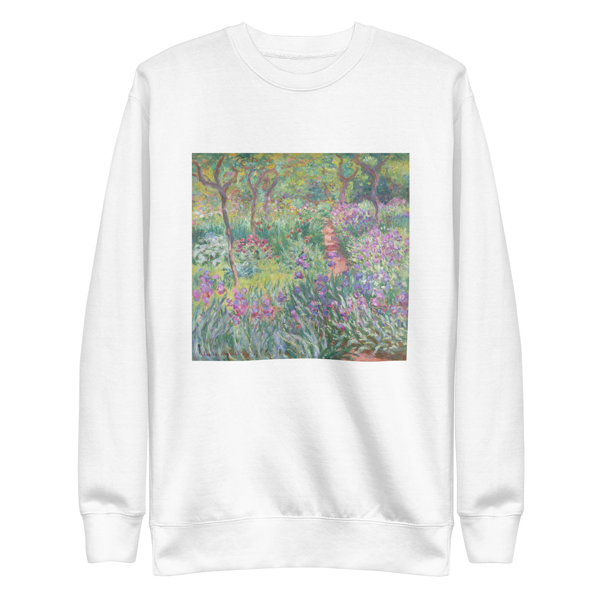 White Sweater The Artist Garden In Giverny Signature