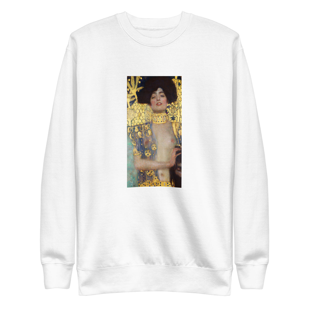 White Sweater Gustav Klimt Judith And The Head Of Holofernes Famous Painting Signature