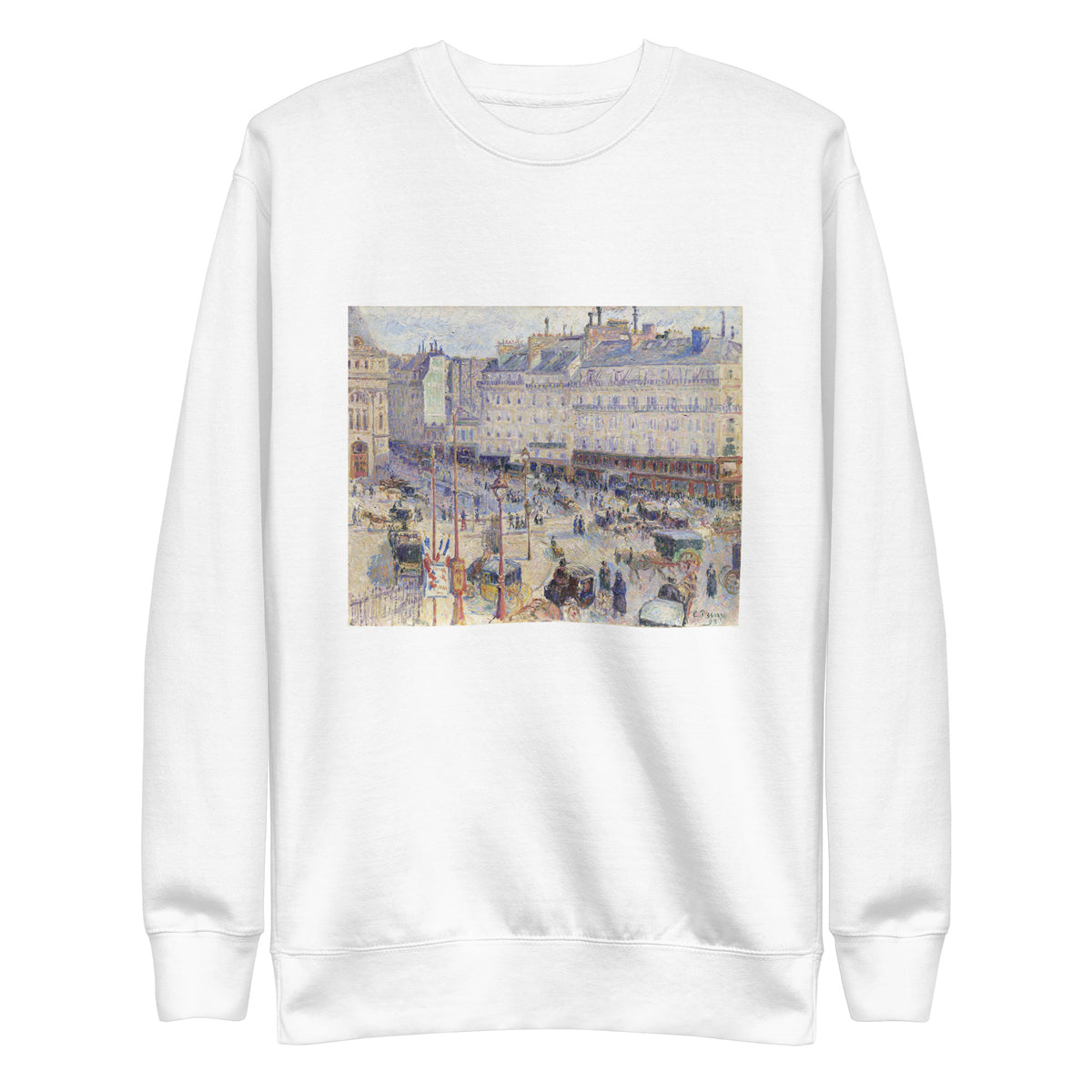 White Sweater The Place Du Havre Paris Signature