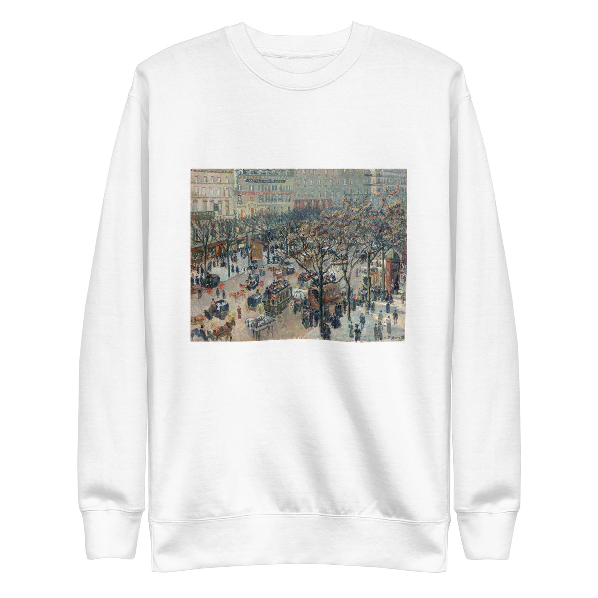 White Sweater Boulevard Of The Italians Morning Sunlight Signature