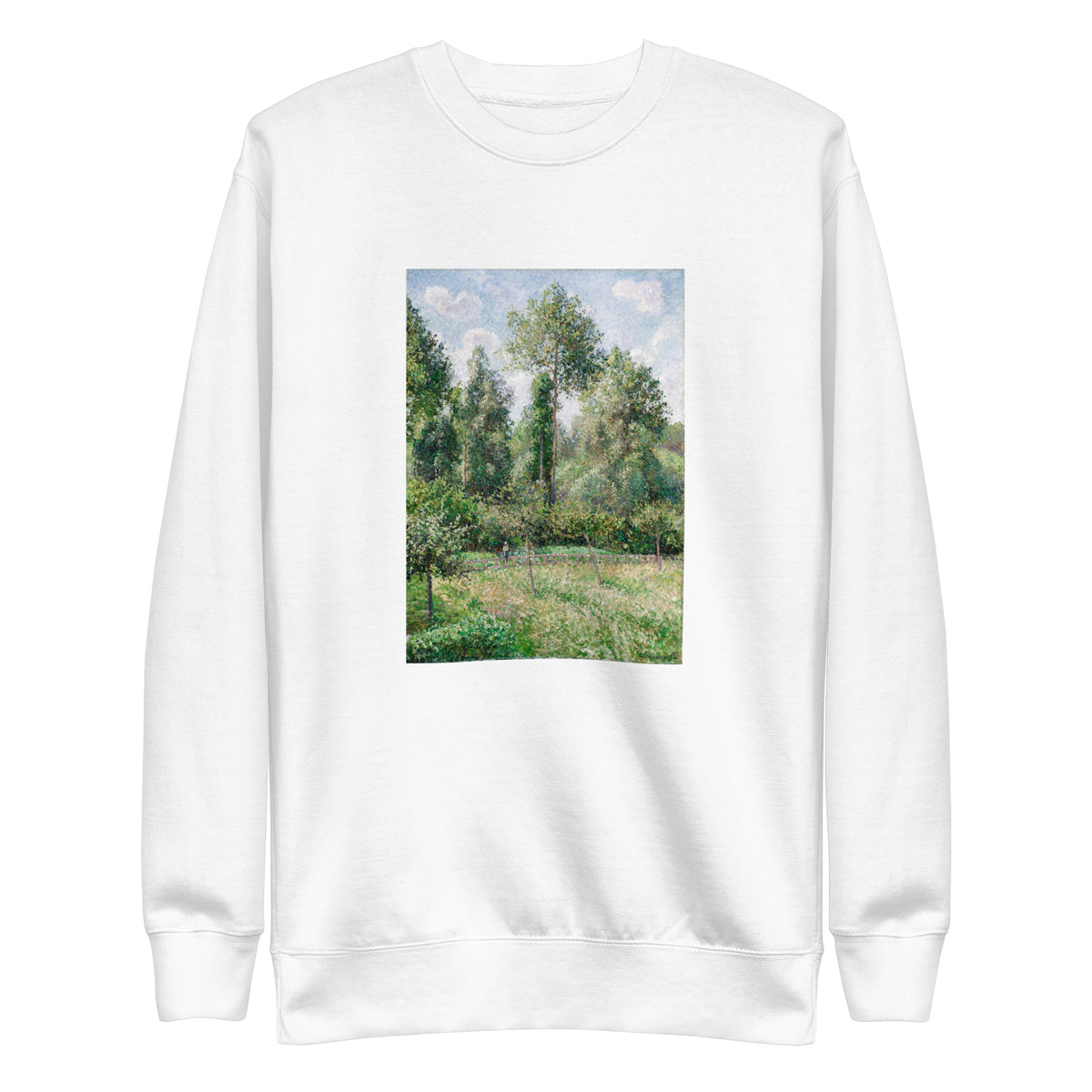 White Sweater Poplars Eragny Signature