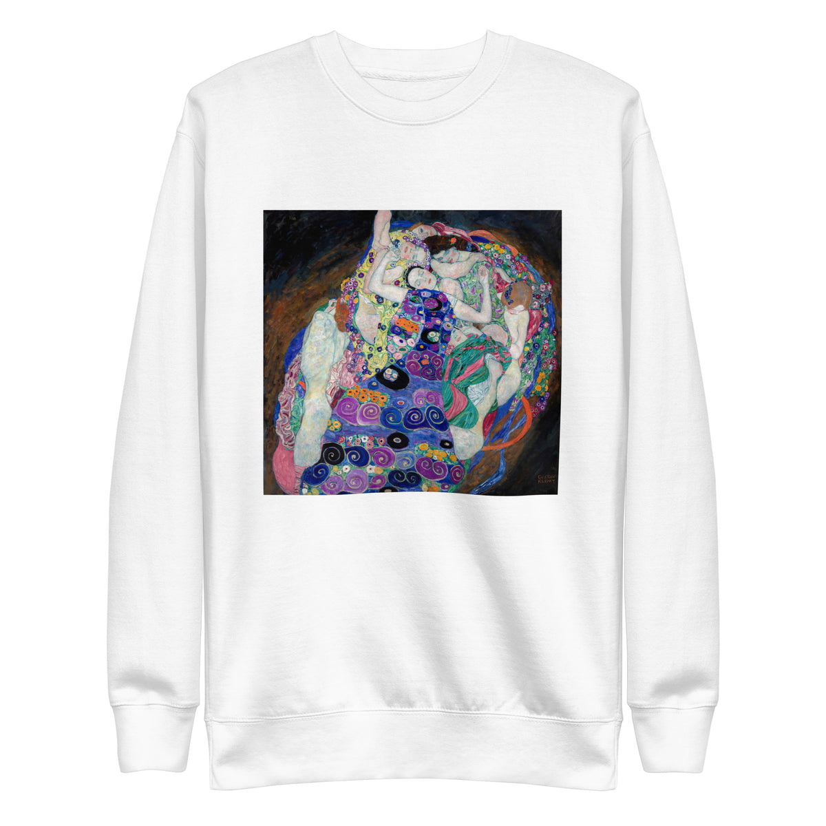 White Sweater Gustav Klimt The Virgin Famous Painting Signature