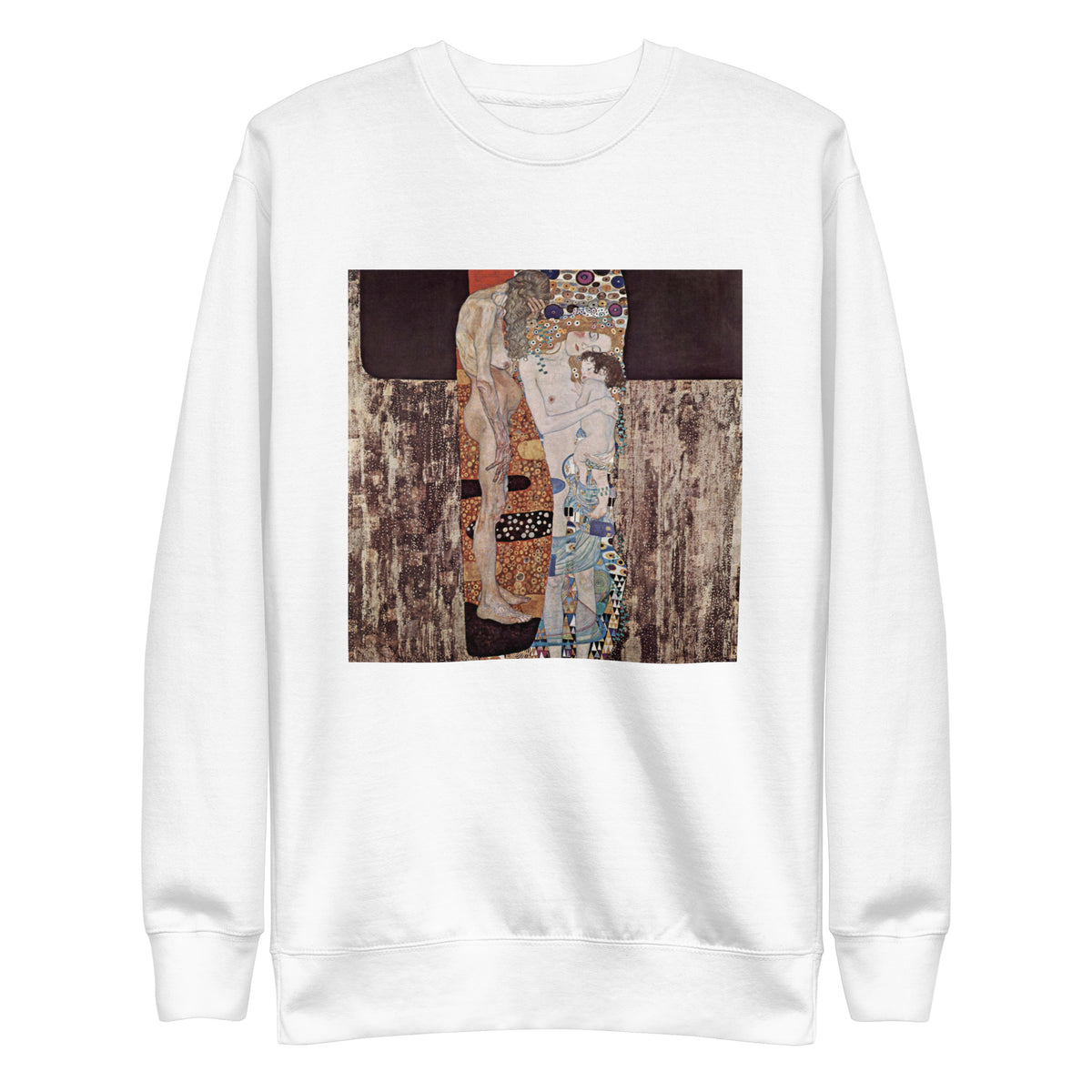 White Sweater Gustav Klimt The Three Ages Of The Woman Famous Painting Signature