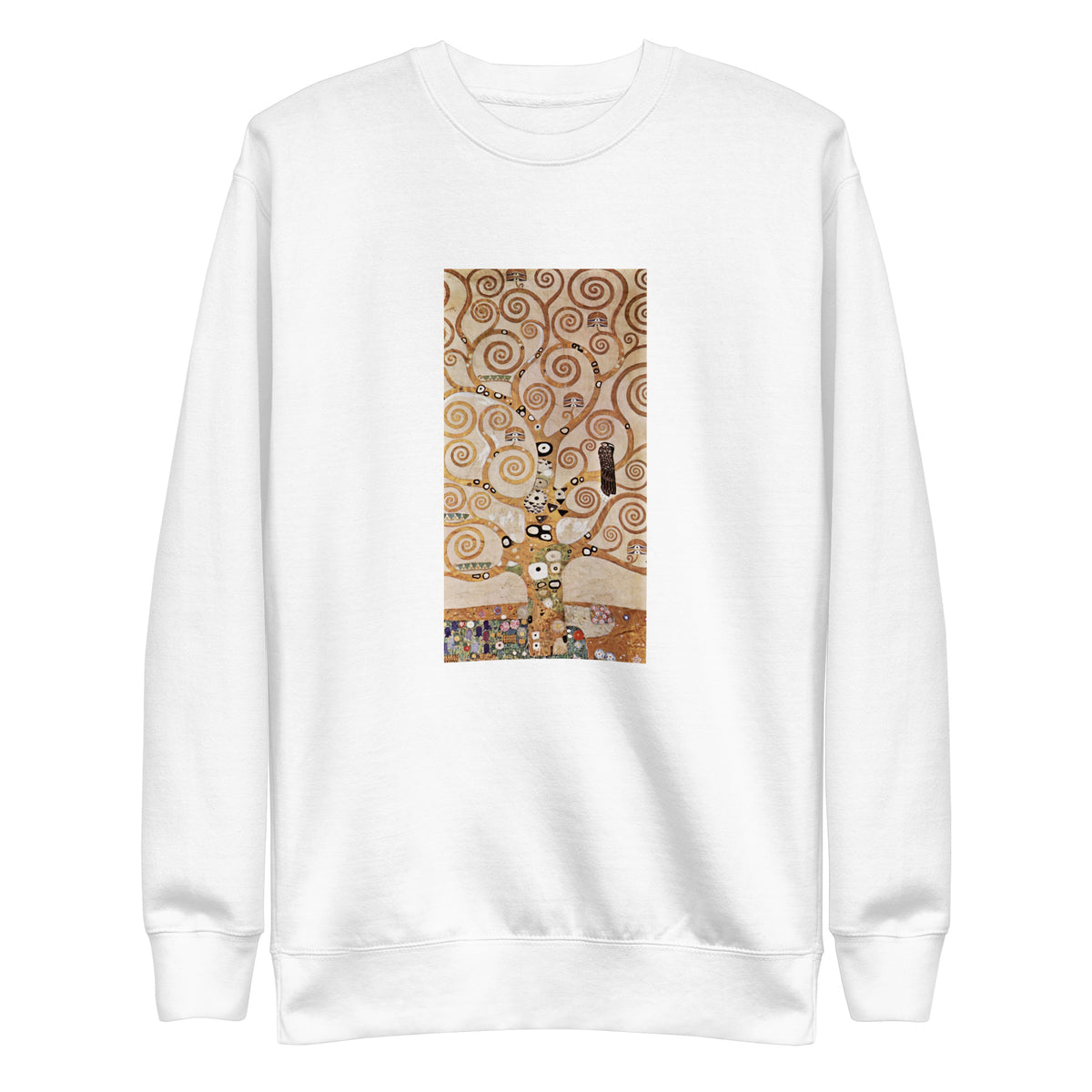 White Sweater Gustav Klimt L Arbre De Vie Famous Painting Signature