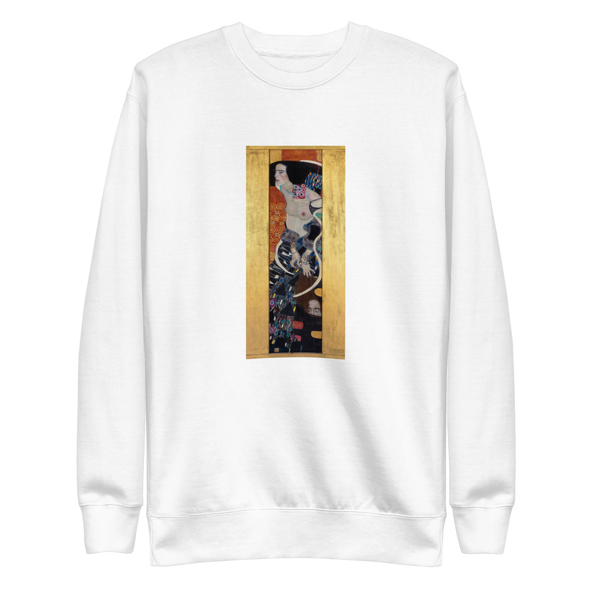 White Sweater Gustav Klimt Judith II Famous Painting Signature