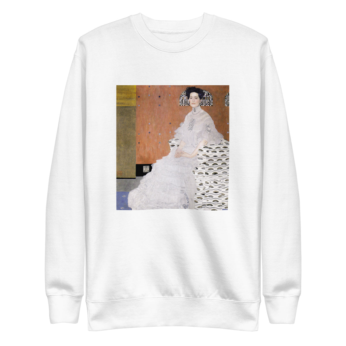 White Sweater Gustav Klimt Bildnis Fritza Riedler Famous Painting Signature