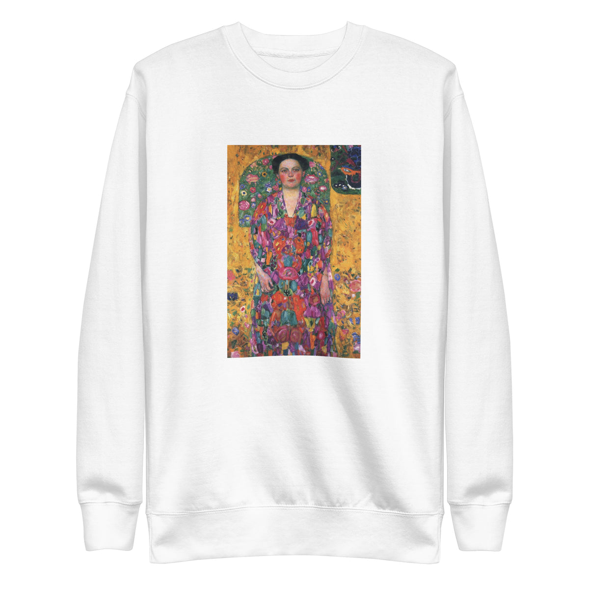 White Sweater Gustav Klimt Portrait Of Eugenia Primavesi Famous Painting Signature