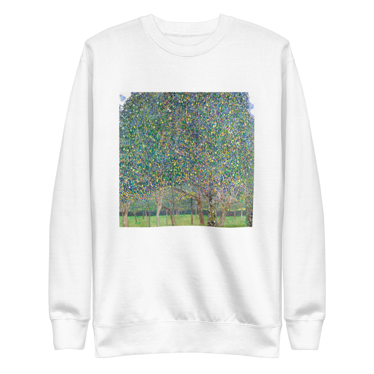 White Sweater Gustav Klimt Pear Tree Famous Painting Signature